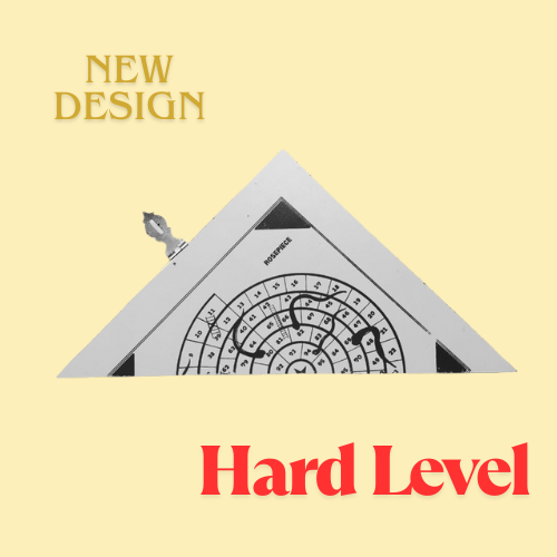 Rosepiece™ Premium Spiral Snakes and Ladders Wooden Board Game – Classic Art