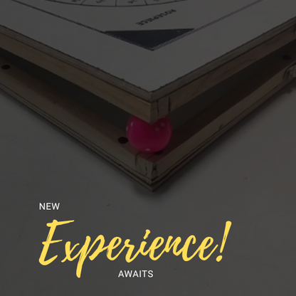 Rosepiece™ Premium Spiral Snakes and Ladders Wooden Board Game – Classic Art