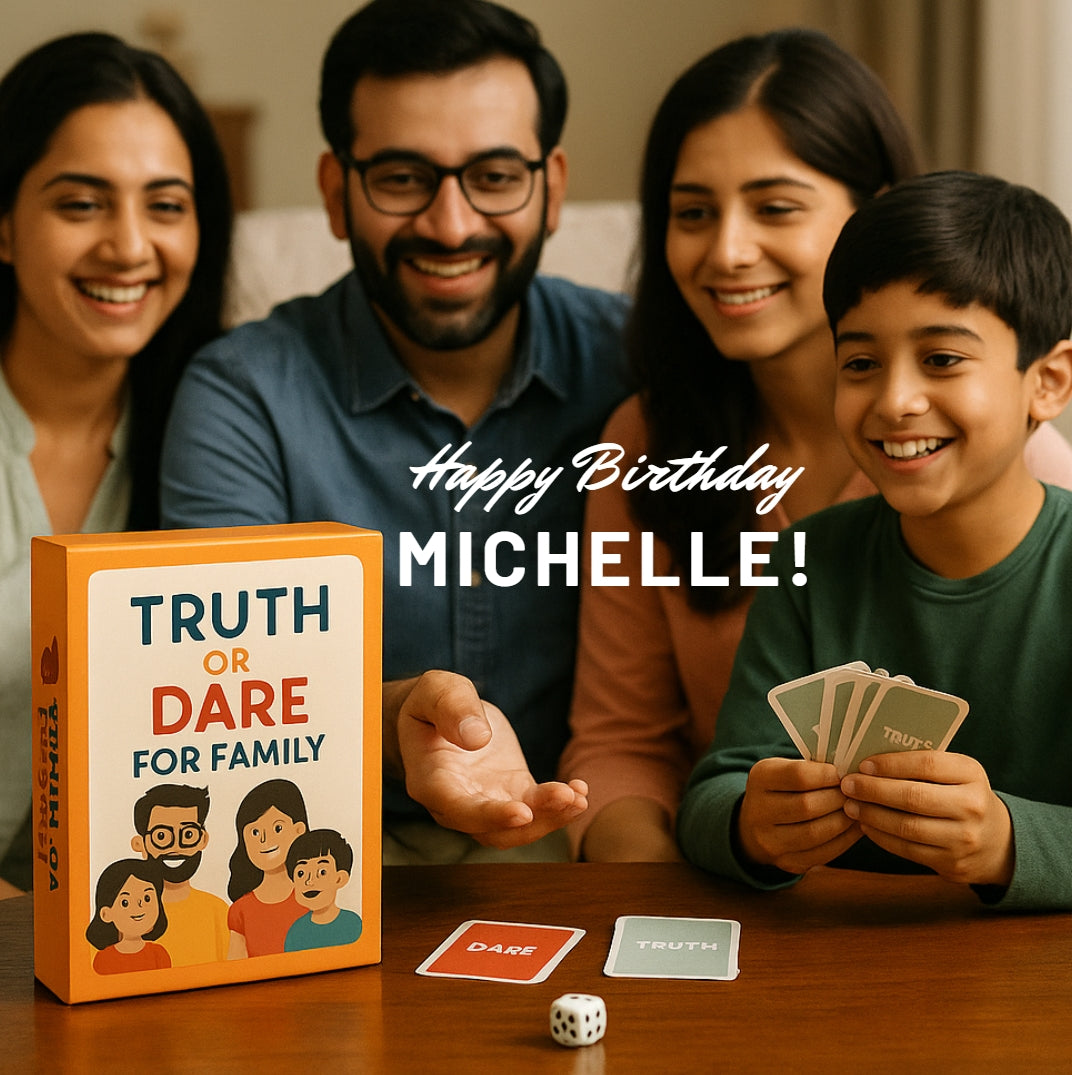 Rose Piece© " Truth or Dare Card Game -  Family Edition