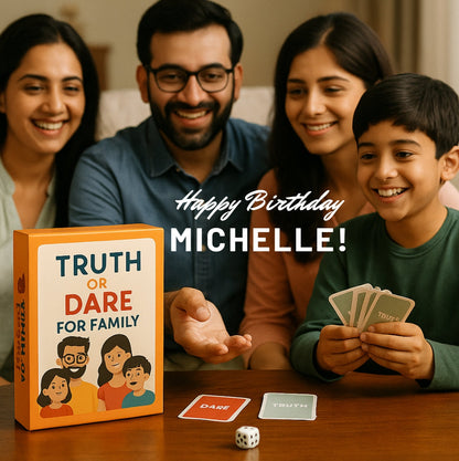 Rose Piece© " Truth or Dare Card Game -  Family Edition