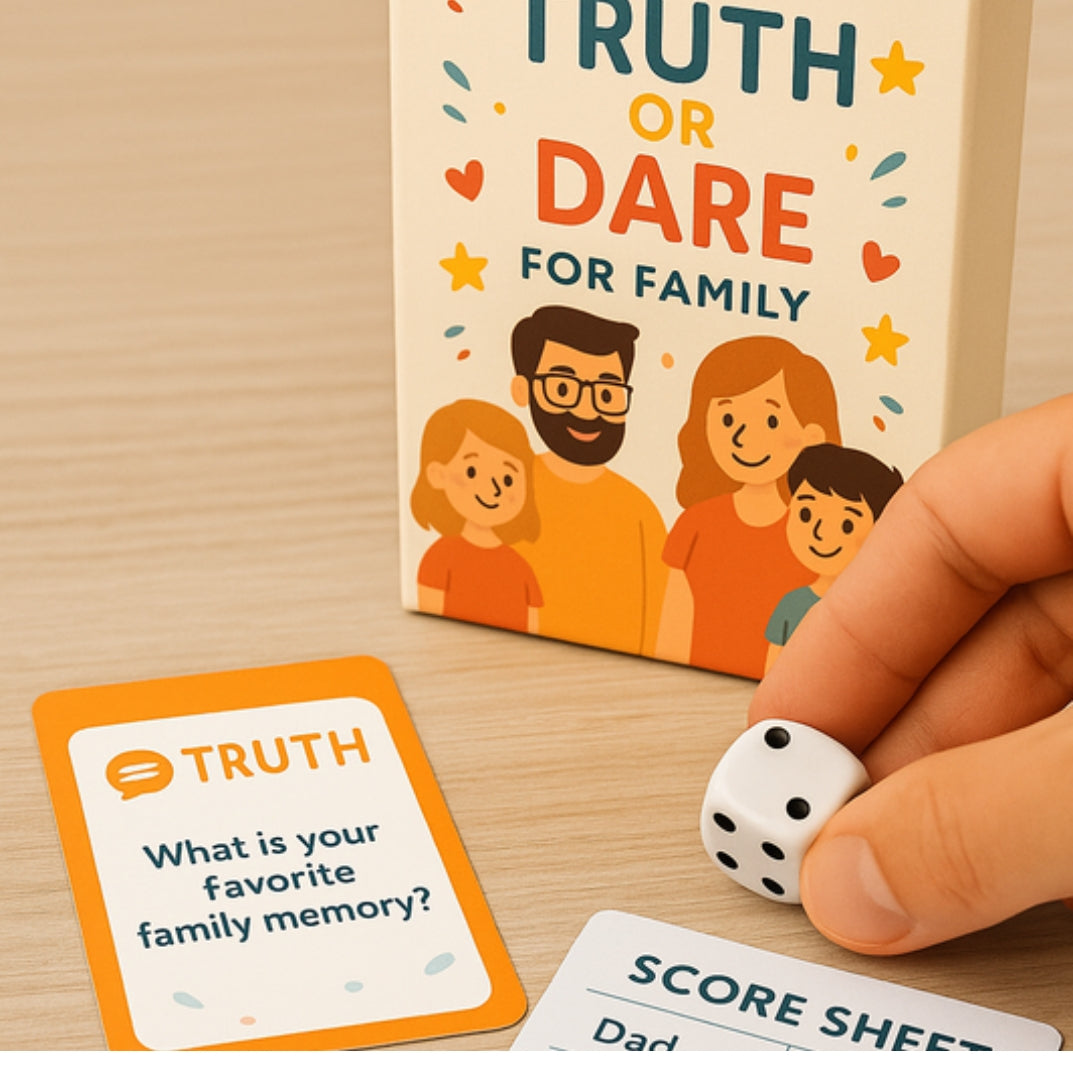 Rose Piece© " Truth or Dare Card Game -  Family Edition