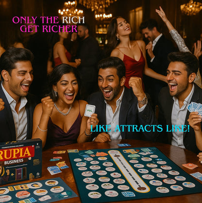 Rose Piece© Rupia – Ultimate Business Board Game of Wealth, Risk & Power