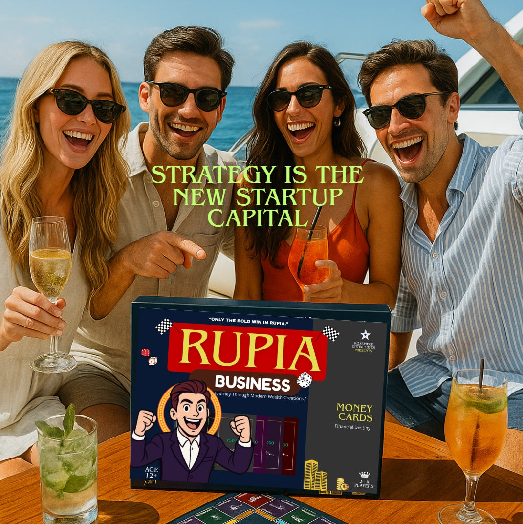 Rose Piece© Rupia – Ultimate Business Board Game of Wealth, Risk & Power