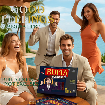 Rose Piece© Rupia – Ultimate Business Board Game of Wealth, Risk & Power