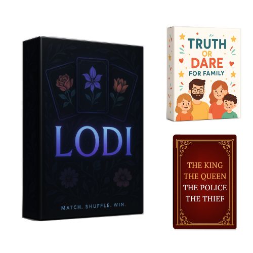 ROSEPIECE© The Ultimate 3-in-1 Card Games